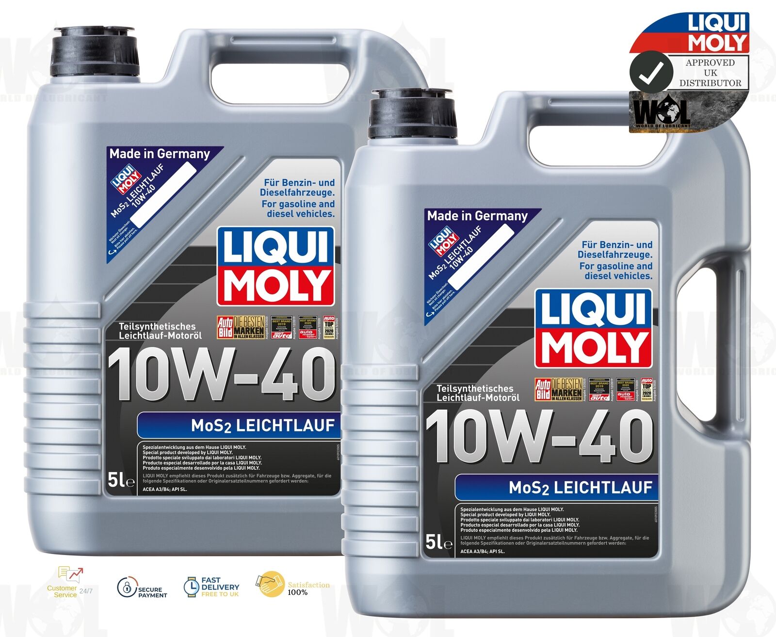 Liqui moly Mos2 10w - 40 semi synthetic