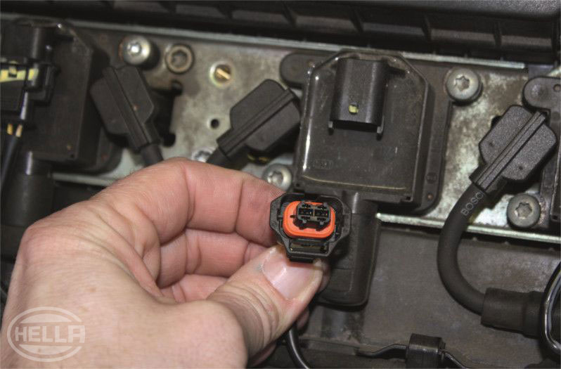 Kerosakan wiring/ tanda coil plug rosak